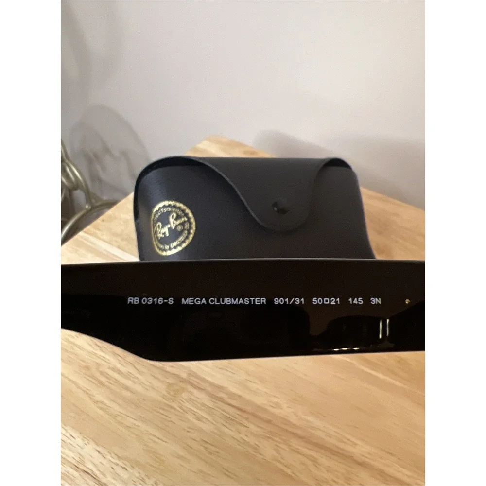 RAY BAN RB0316S‎ MEGA CLUBMASTER  901/31 50-21/ 145 UNISEX SUNGLASSES ( MINT)